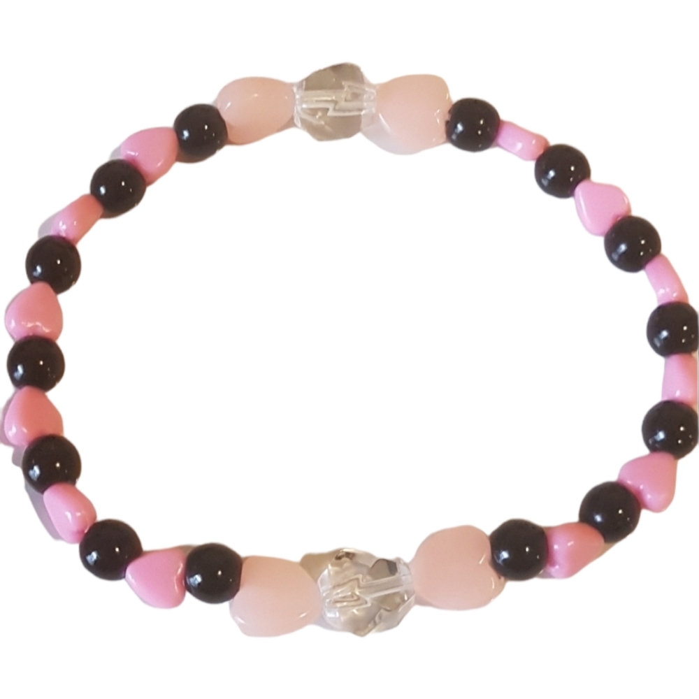 💖 Luminous Quartz Glowing Hearts Bracelet